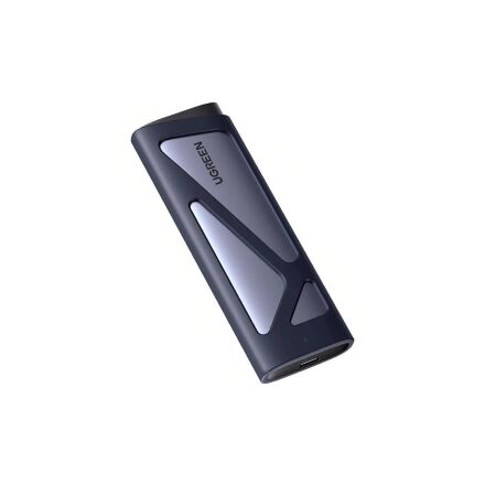 Карман внешний Ugreen USB 3.2 Gen 2 to M.2 NVMe/SATA 10Gbps UASP TRIM CM767 gray (15813)