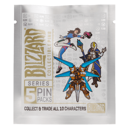 Значок 2018 Blizzcon Blizzard Collectibles Pins - Series 5 - Mccree Gold