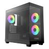 Корпус для ПК OCYPUS GAMMA C52 BK ARGB (GAMMA-C52-BKD300XX-GL)