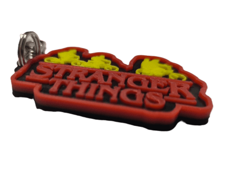 Брелок Stranger Things Дуже дивні справи Logo Keychain ABS пластик 4 см.