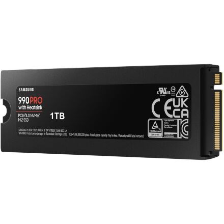 Накопитель SSD M.2 2280 1TB 990 PRO with Heatsink Samsung (MZ-V9P1T0CW)