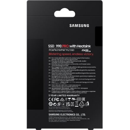 Накопитель SSD M.2 2280 1TB 990 PRO with Heatsink Samsung (MZ-V9P1T0CW)