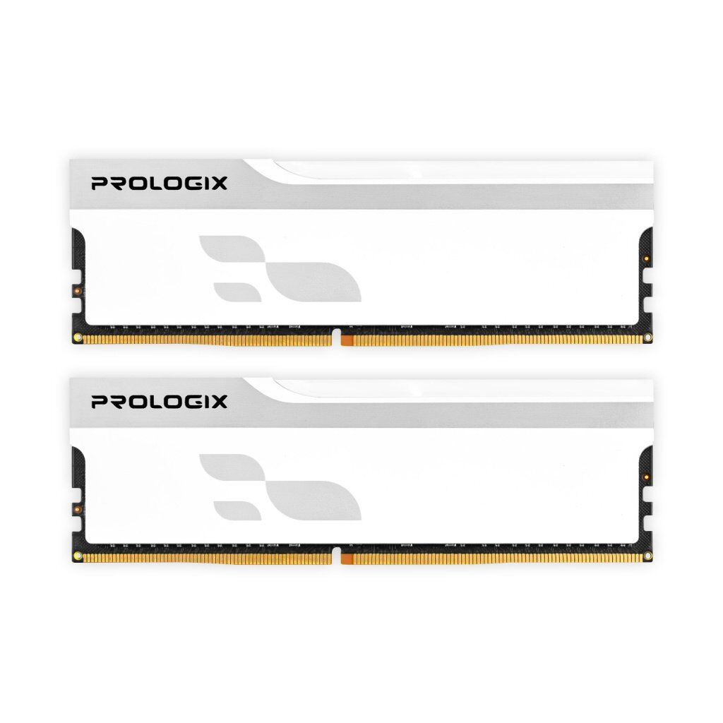 Модуль памяти для компьютера DDR4 16GB (2x8GB) 3200 MHz Onyx White Prologix (PRO16GB3200YW4K)