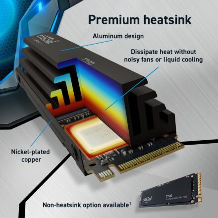 Накопитель SSD M.2 2280 4TB T700 Micron (CT4000T700SSD3)