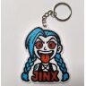 Брелок League of Legends Arcane Jinx Ліга Легенд Джинкс ABS пластик 7 см.
