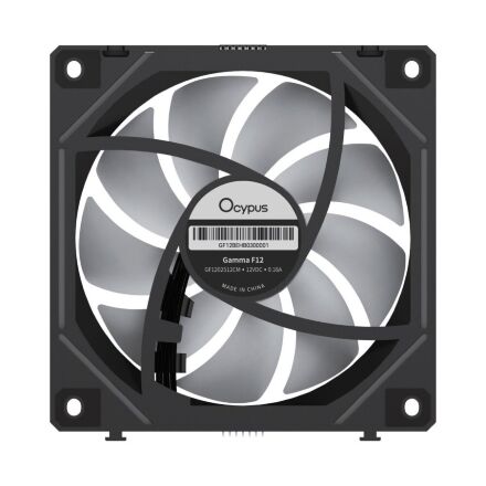 Кулер для корпуса OCYPUS GAMMA F12 UNI BK ARG (GAMMA-F12-BK3AM01U-GL)