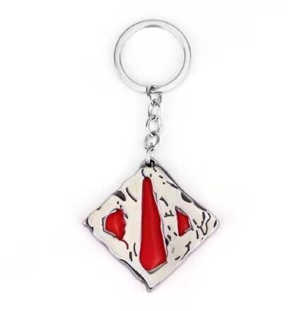 Брелок DOTA 2 Logo метал Дота 2 (колір сірий)
