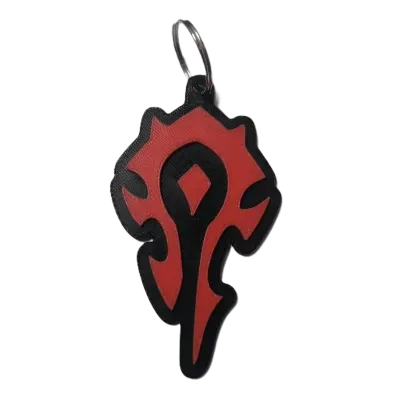 Брелок Warcraft Horde Keychain ABS пластик Варкрафт Орда 9 см.