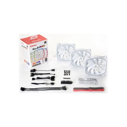 Кулер для корпуса Enermax SQUA RGB WHITE 3x 120 mm (3 PACK) (UCSQARGB12P-W-BP3)