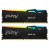 Модуль памяти для компьютера DDR5 32GB (2x16GB) 6000 MHz Beast RGB EXPO Kingston Fury (ex.HyperX) (KF560C30BBEAK2-32)