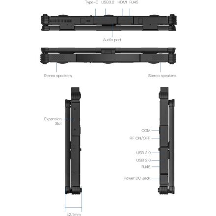 Ноутбук Vinga Scout X14A (X14A-123516512B)