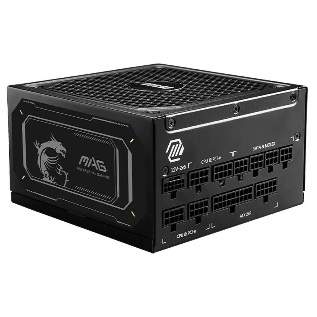 Блок питания MSI 1000W (MAG A1000GL PCIE5 II)