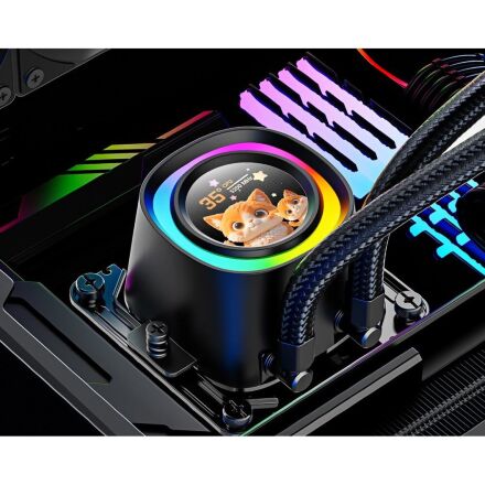 Система жидкостного охлаждения ID-Cooling FX360 LCD PE