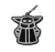 Брелок Star Wars Yoda Keychain ABS пластик Зіркові війни Йода 5 см.