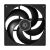 Кулер для корпуса ID-Cooling AS-140-K