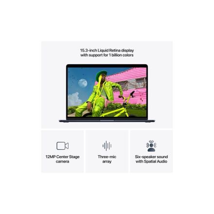 Ноутбук Apple MacBook Air 15 M5 A3448 Midnight (MDVN4UA/A)