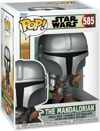 Фигурка Funko Star Wars The Mandalorian with Pouch Фанко Мандалорец 585