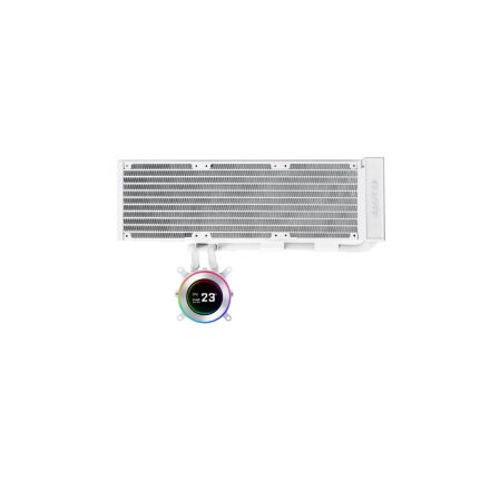 Система жидкостного охлаждения Lian Li HydroShift II LCD-C 360 FANLESS White (G89.GHS2LCD36W.00)