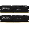 Модуль памяти для компьютера DDR5 16GB (2x8GB) 5200 MHz FURY Beast Black Kingston Fury (ex.HyperX) (KF552C40BBK2-16)