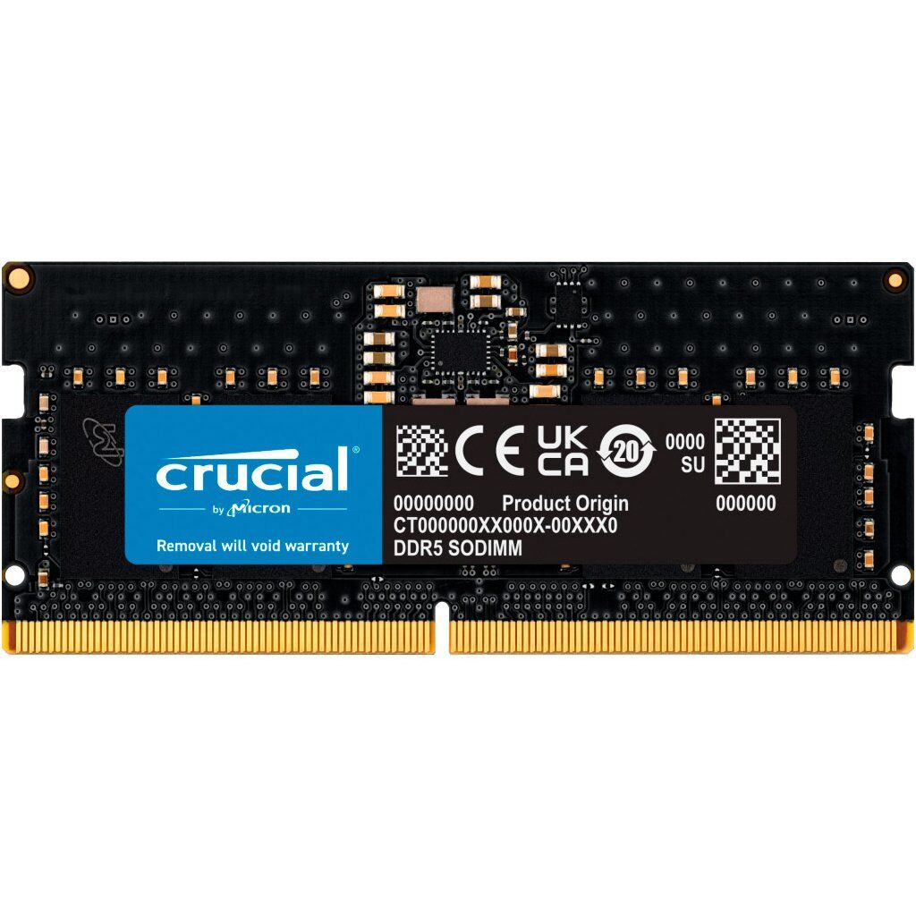 Модуль памяти для ноутбука SoDIMM DDR5 16GB 5600 MHz Micron (CT16G56C46S5T)