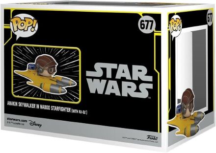 Фігурка Funko Star Wars Anakin in Naboo Sarfighter with R2-D2 фанко Енакін Скайуокер Exclusive 677