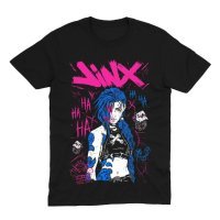 Футболка Morze League of Legends Arcane Jinx Лига Легенд Аркан Джинкс (размер L)