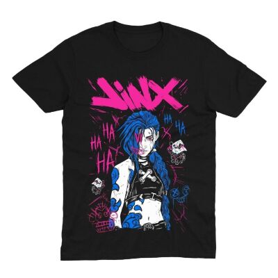 Футболка Morze League of Legends Arcane Jinx Лига Легенд Аркан Джинкс (размер L)