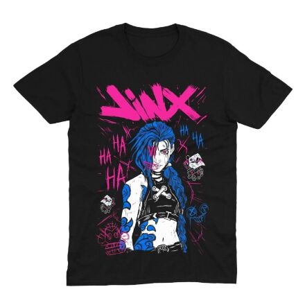 Футболка Morze League of Legends Arcane Jinx Лига Легенд Аркан Джинкс (размер L)
