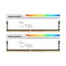 Модуль памяти для компьютера DDR5 32GB (2x16GB) 5600 MHz Onyx White RGB Prologix (PRO32GB5600YWR5K)