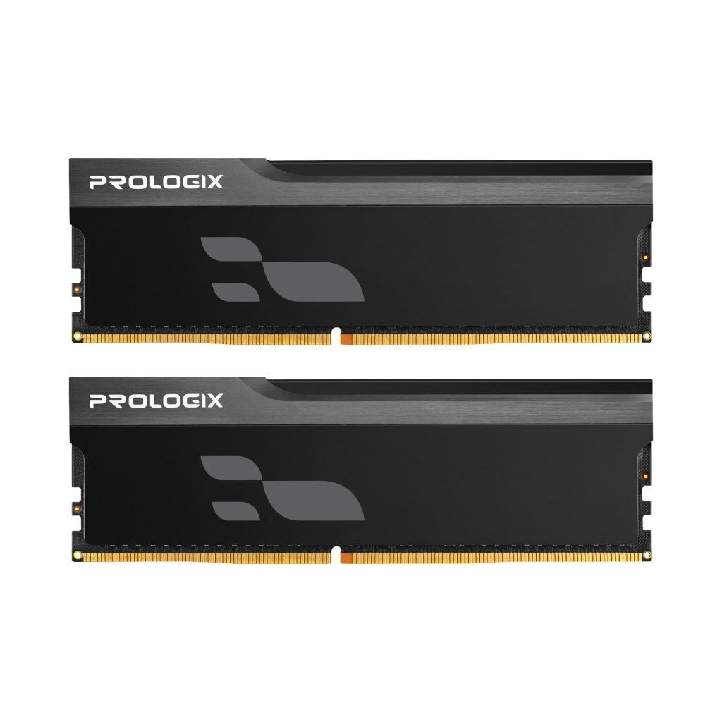 Модуль памяти для компьютера DDR5 32GB (2x16GB) 6000 MHz Onyx Black Prologix (PRO32GB6000YB5K)
