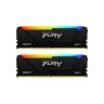 Модуль памяти для компьютера DDR4 32GB (2x16GB) 3600 MHz FURY Beast RGB Kingston Fury (ex.HyperX) (KF436C18BB2AK2/32)
