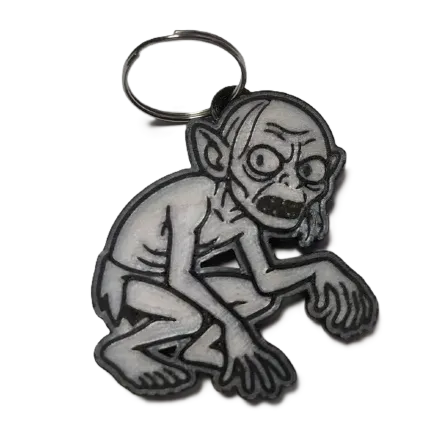 Брелок Lord of the Rings Gollum Keychain Голум ABS пластик 5 см.