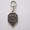 Брелок-кулон World of Tanks с серебренным покрытием