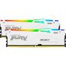 Модуль памяти для компьютера DDR5 32GB (2x16GB) 5600 MHz FURY Beast White RGB Kingston Fury (ex.HyperX) (KF556C40BWAK2-32)