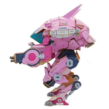 Конструктор из дерева 3D Overwatch D.Va 18" IncrediBuilds Collectible Wood Model 45 см