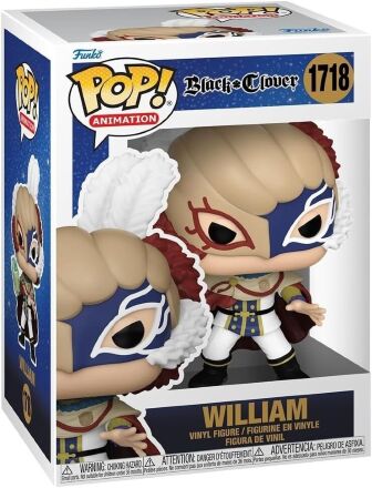 Фігурка Funko Black Clover: William Vangeance фанко Чорний Конюшина Вільям Вандженс 1718 (примят. бокс)