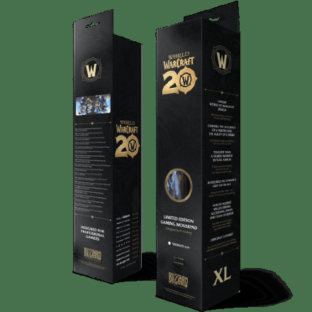 Килимок ігрова поверхня Blizzard World Of Warcraft 20th Anniversary XL Варкрафт (90*42 cm)