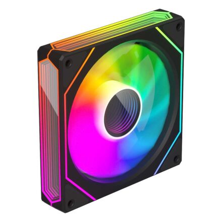 Кулер для корпуса Zezzio PRISM 6 Pro ARGB Black Reverse