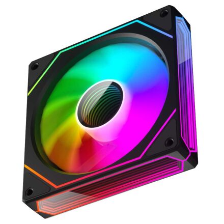 Кулер для корпуса Zezzio PRISM 6 Pro ARGB Black Reverse