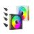 Кулер для корпуса Zezzio PRISM 6 Pro ARGB Black Reverse