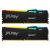 Модуль памяти для компьютера DDR5 32GB (2x16GB) 6000 MHz Beast RGB Kingston Fury (ex.HyperX) (KF560C30BBAK2-32)