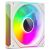 Кулер для корпуса Zezzio PRISM 6 Pro ARGB White