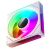 Кулер для корпуса Zezzio PRISM 6 Pro ARGB White